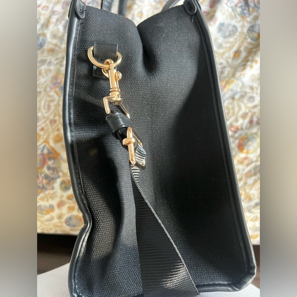 Versace Black Crossbody Bag with Gold Accents - Picture 6 of 16